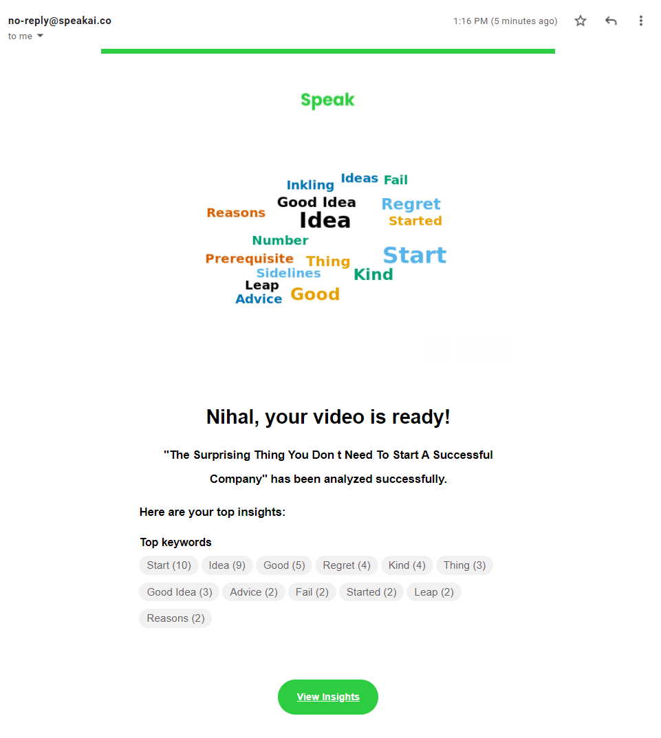 get fresh insights straight to your inbox - Speak Ai