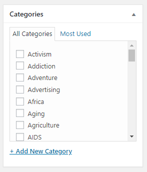 Speak Categories Website - Search Engine Optimization